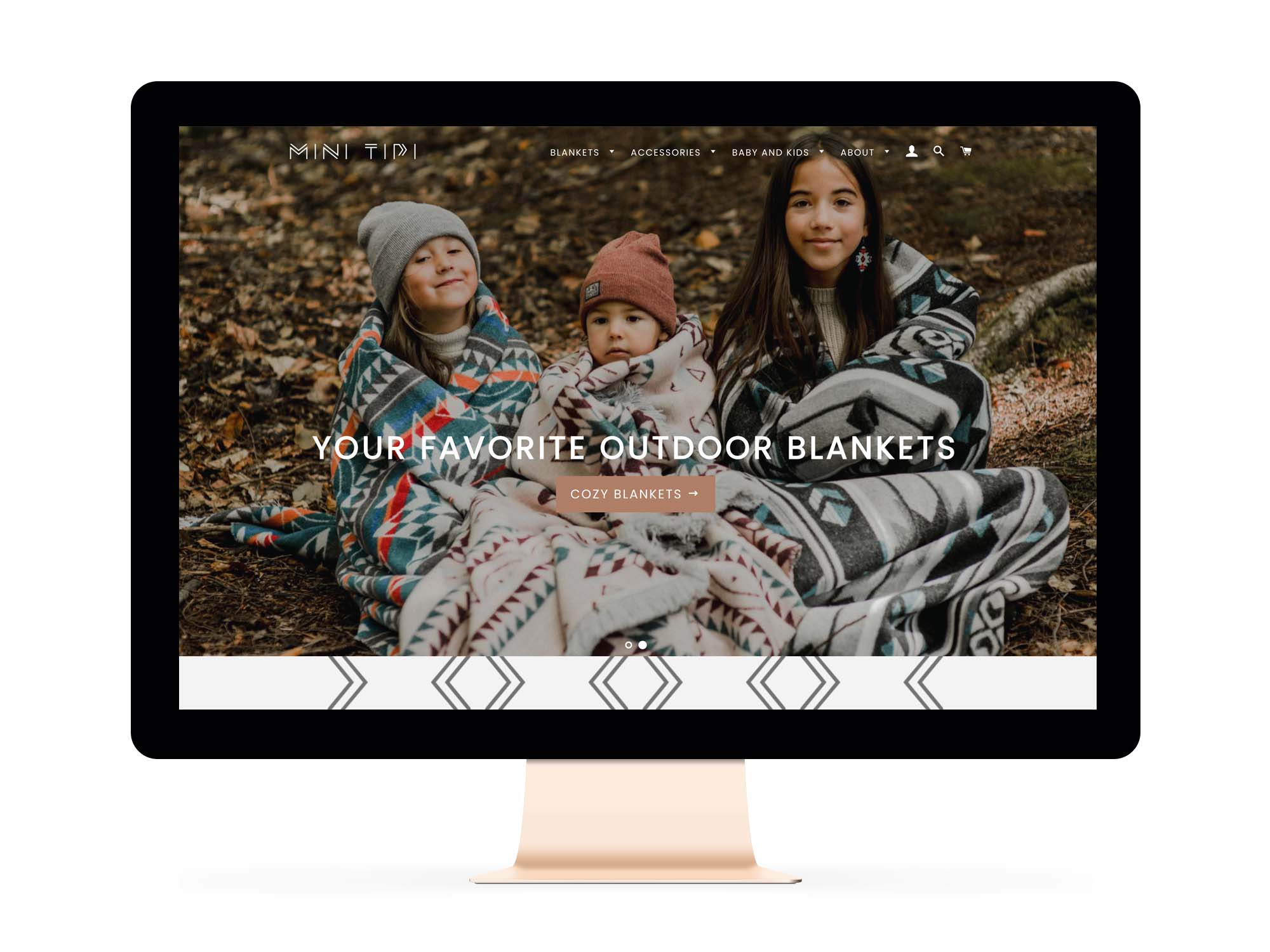 MINI TIPI brand collateral and website for Indigenous + Feminist Entrepreneurs